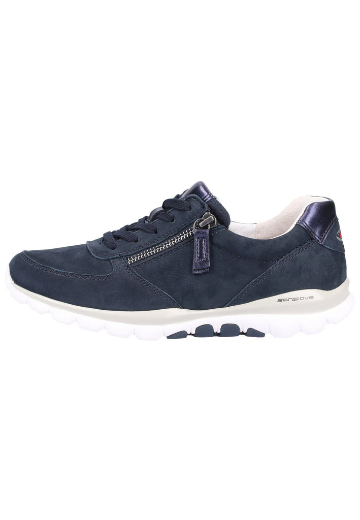 Gabor Sneaker Nubukleder Dunkelblau - surf4shoes