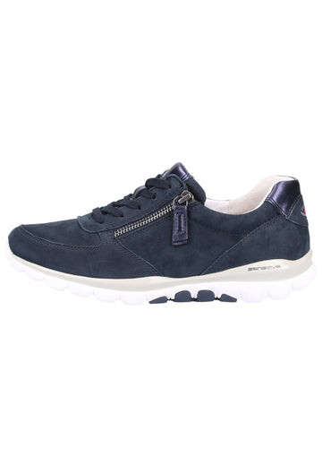 Gabor Sneaker Nubukleder Dunkelblau - surf4shoes
