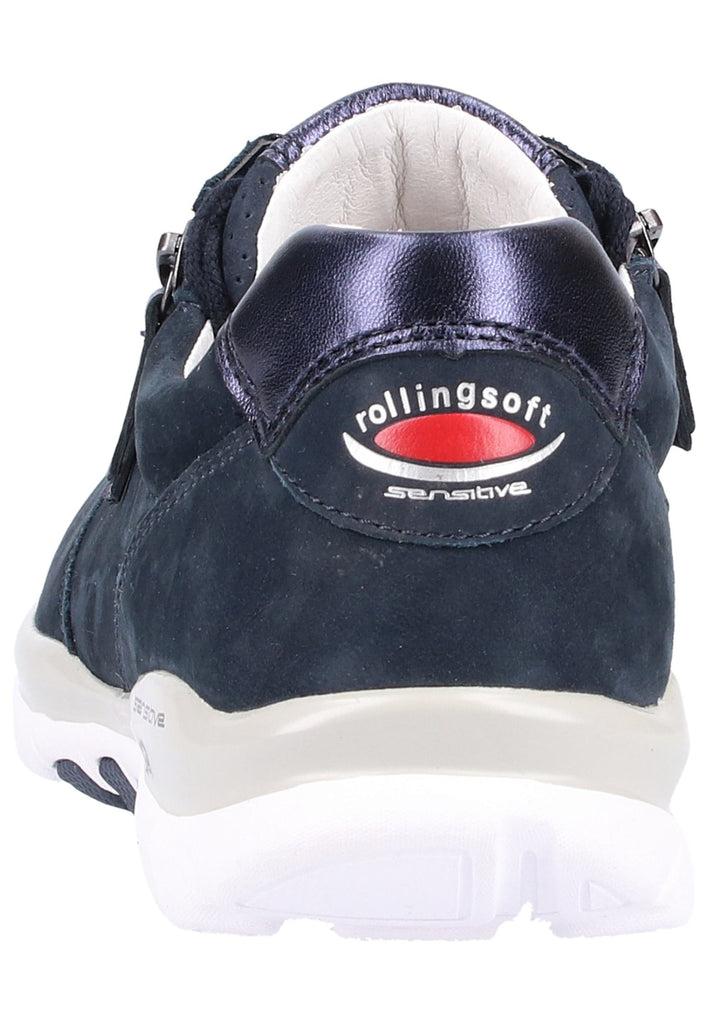 Gabor Sneaker Nubukleder Dunkelblau - surf4shoes