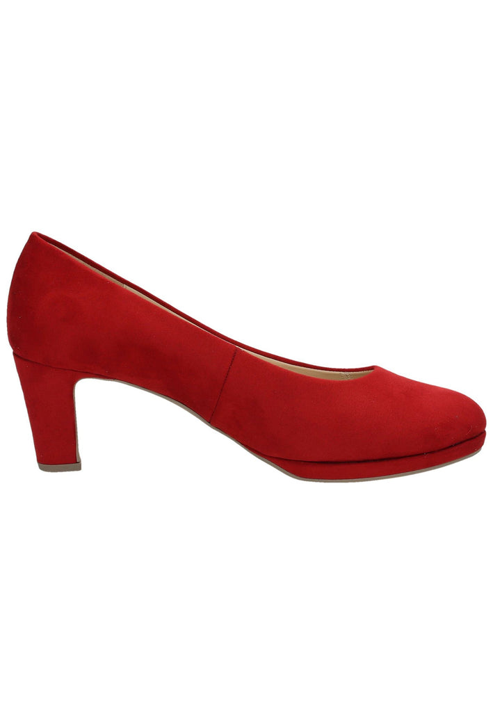 Gabor Pumps Lederimitat Rot - surf4shoes