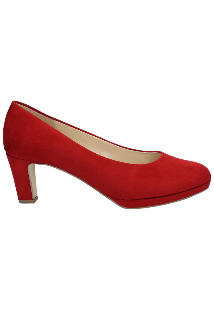 Gabor Pumps Lederimitat Rot - surf4shoes