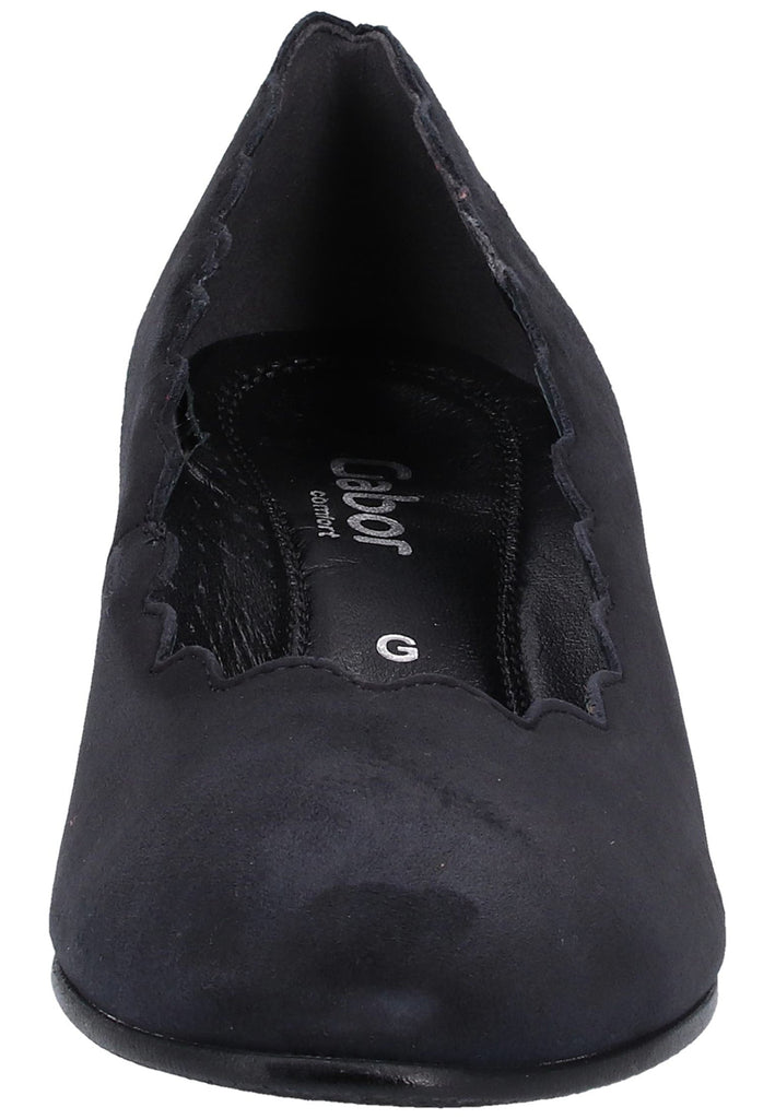 Gabor Pumps Leder Dunkelblau - surf4shoes