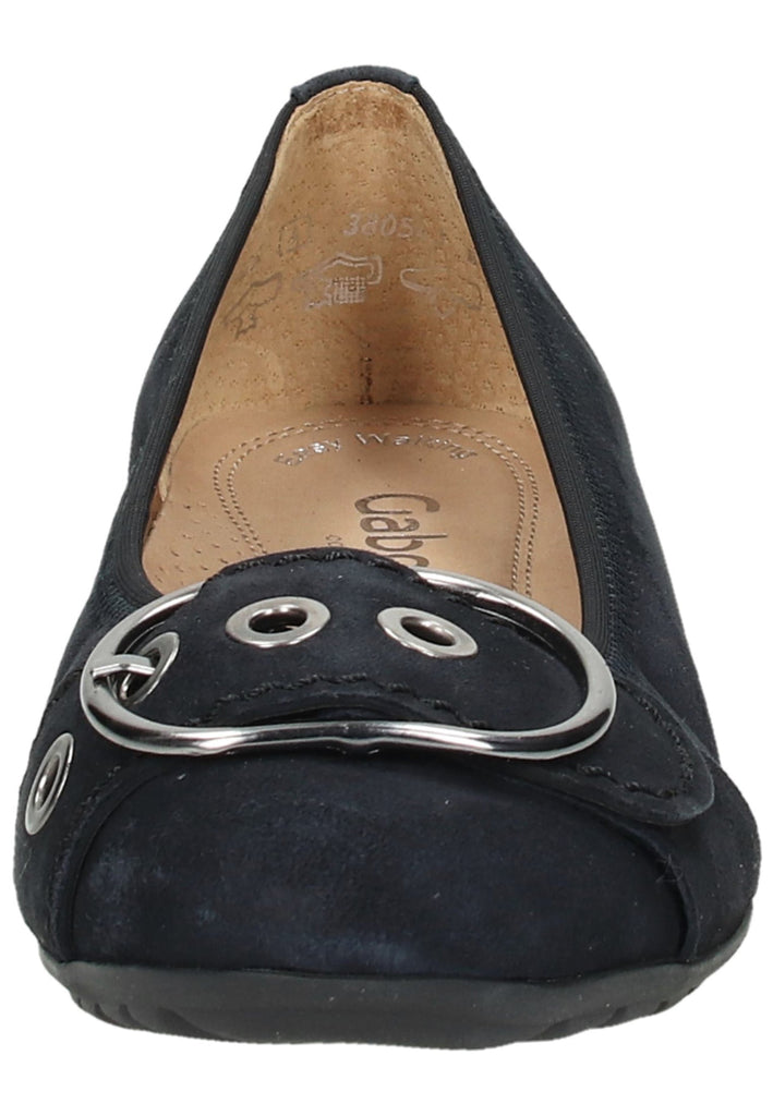 Gabor Ballerinas Leder Dunkelblau - surf4shoes