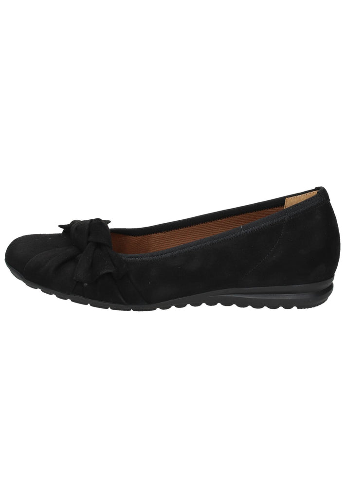 Gabor Ballerinas Leder Schwarz - surf4shoes