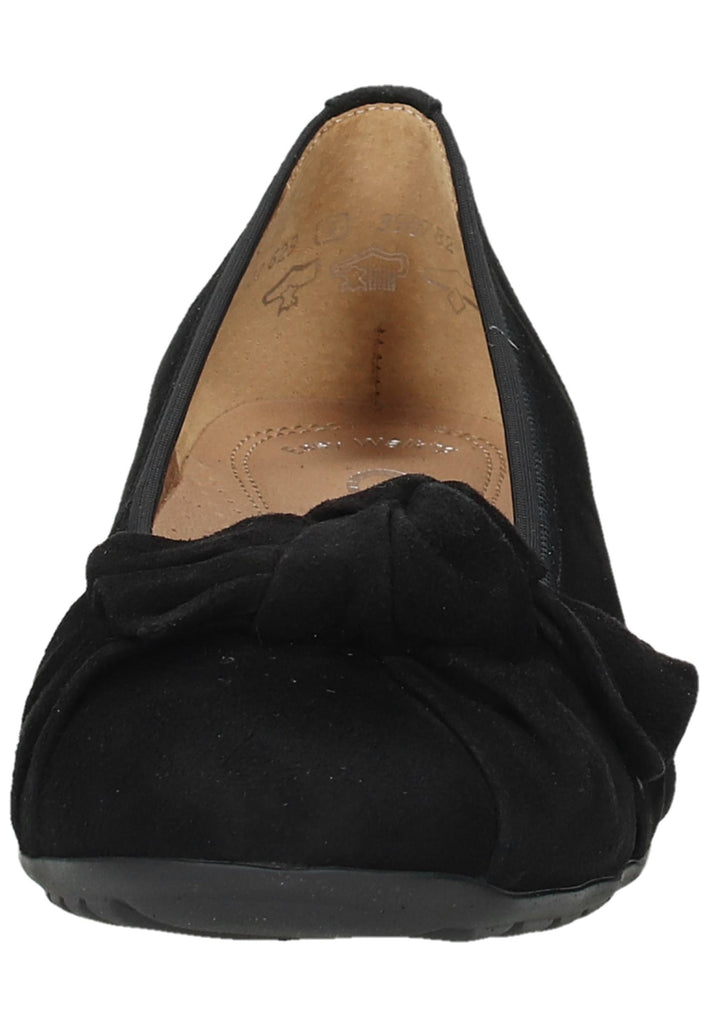 Gabor Ballerinas Leder Schwarz - surf4shoes