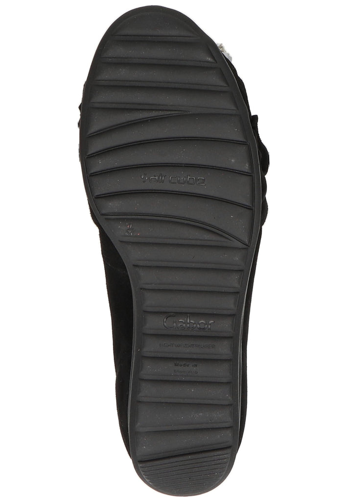 Gabor Ballerinas Leder Schwarz - surf4shoes