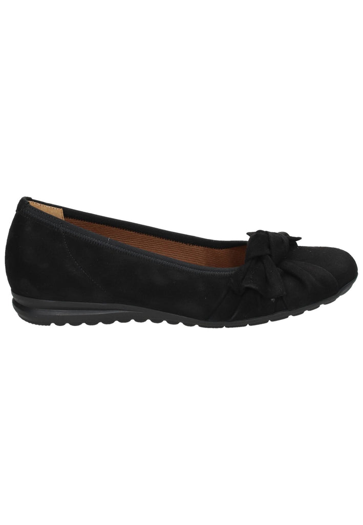 Gabor Ballerinas Leder Schwarz - surf4shoes