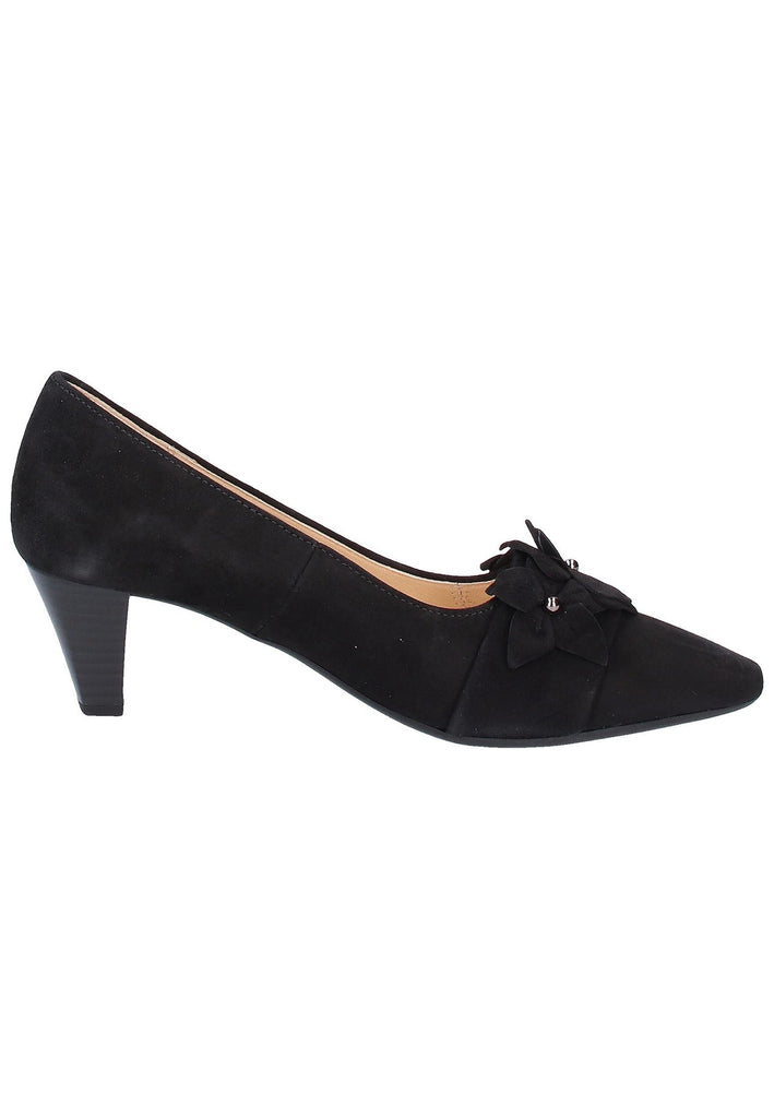 Gabor Pumps Leder Schwarz - surf4shoes