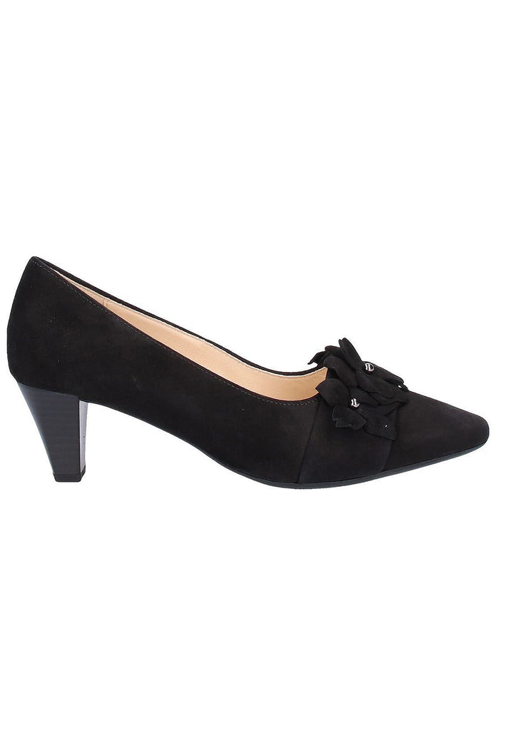Gabor Pumps Leder Schwarz - surf4shoes