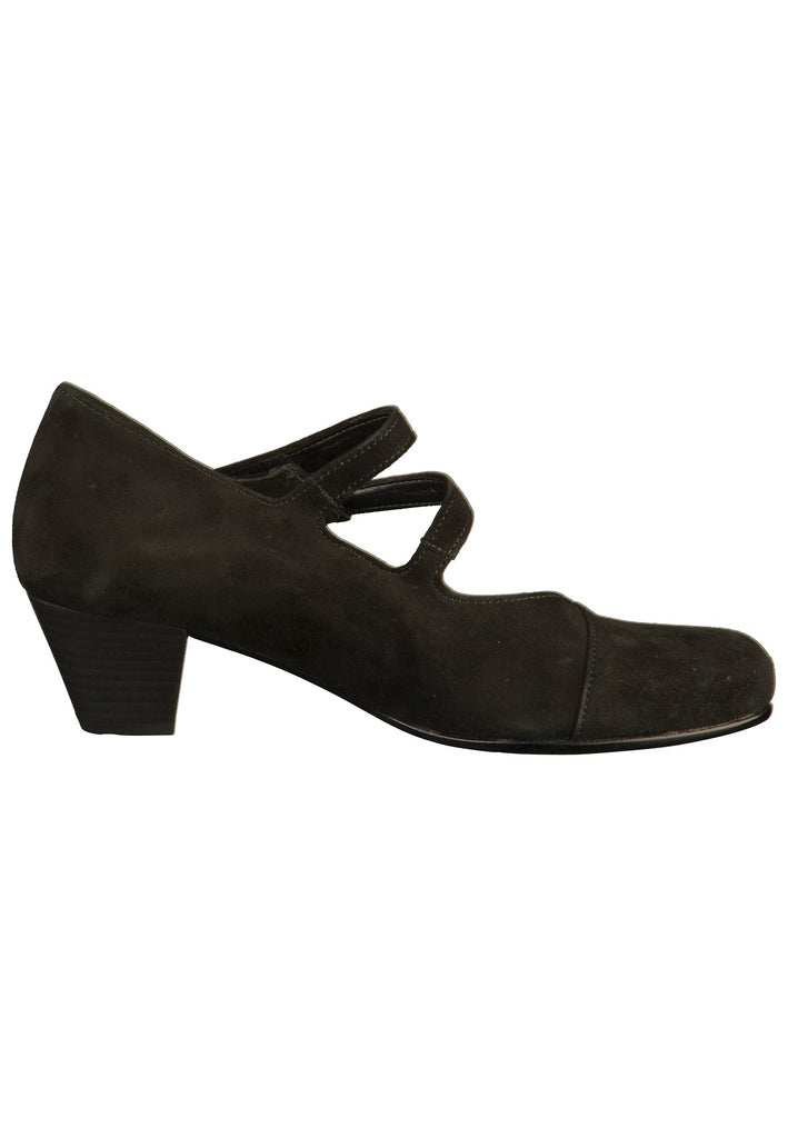 Gabor Pumps Leder Schwarz - surf4shoes