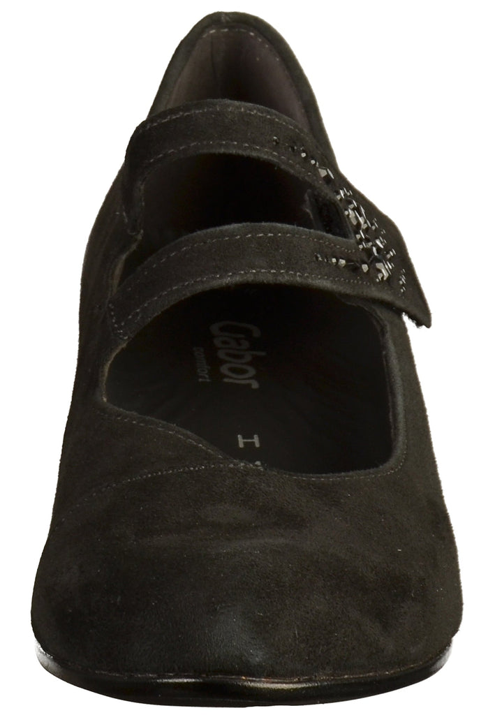 Gabor Pumps Leder Schwarz - surf4shoes