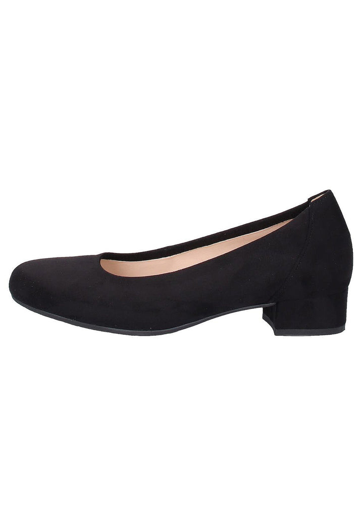 Gabor Pumps Lederimitat Schwarz - surf4shoes
