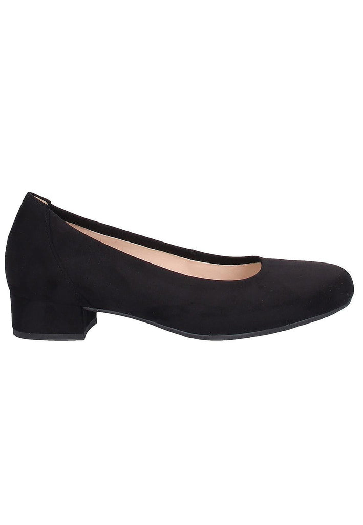 Gabor Pumps Lederimitat Schwarz - surf4shoes