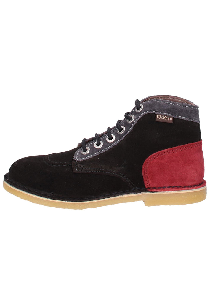 Kickers Stiefelette Veloursleder Schwarz - surf4shoes