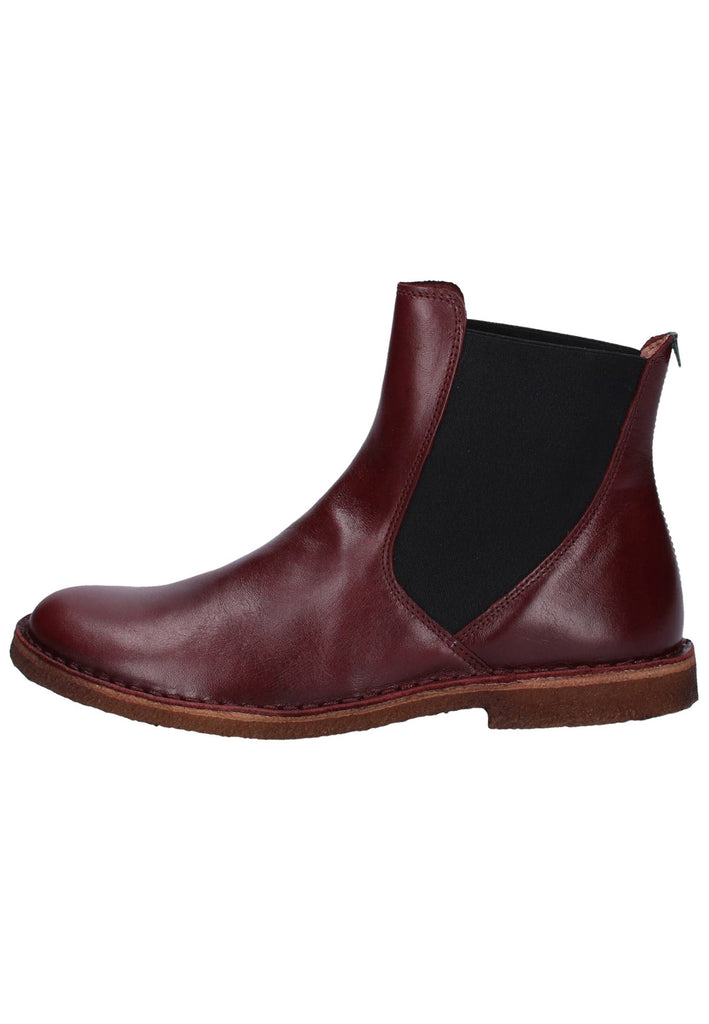 Kickers Stiefelette Leder Dunkelrot - surf4shoes