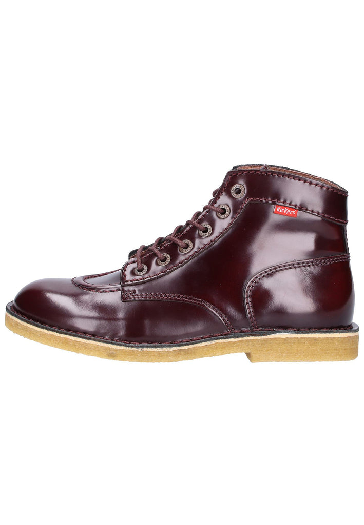 Kickers Stiefelette Glattleder Rot - surf4shoes