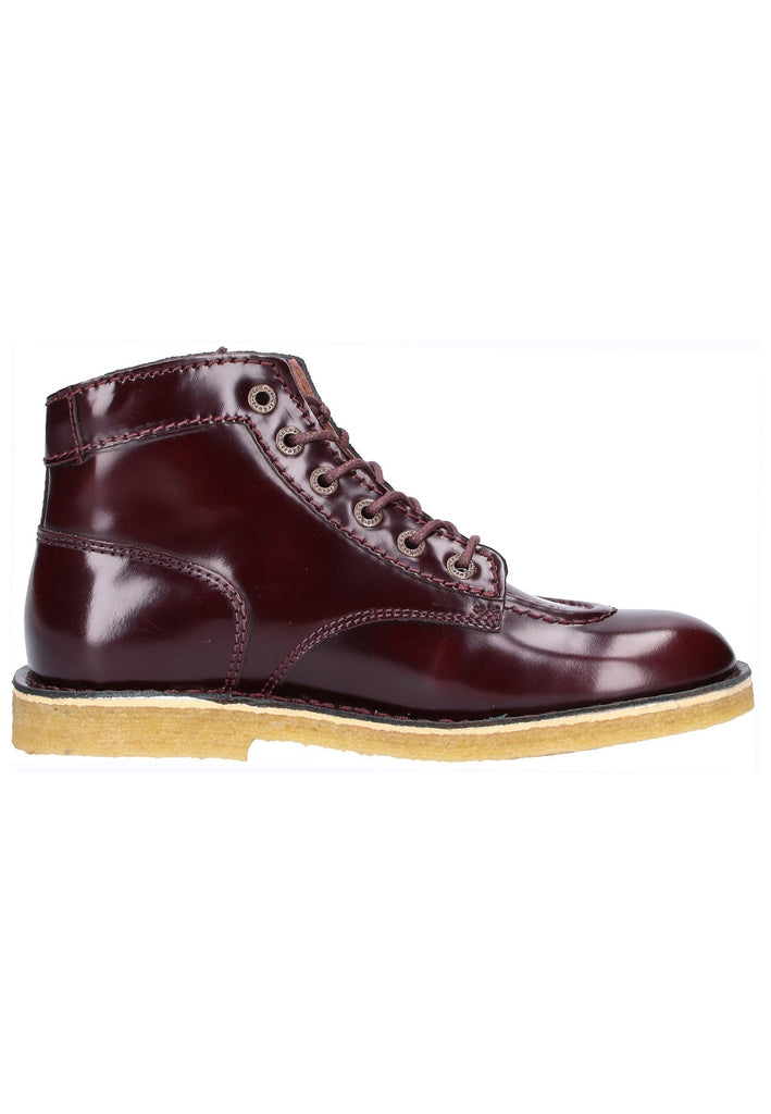 Kickers Stiefelette Glattleder Rot - surf4shoes