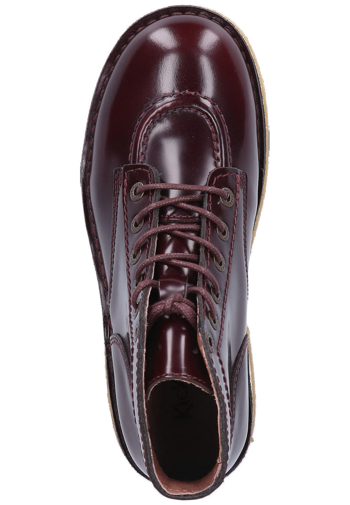 Kickers Stiefelette Glattleder Rot - surf4shoes