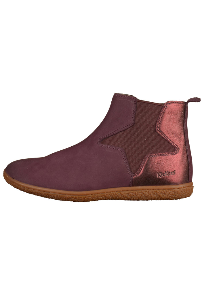 Kickers Stiefelette Leder Violett - surf4shoes