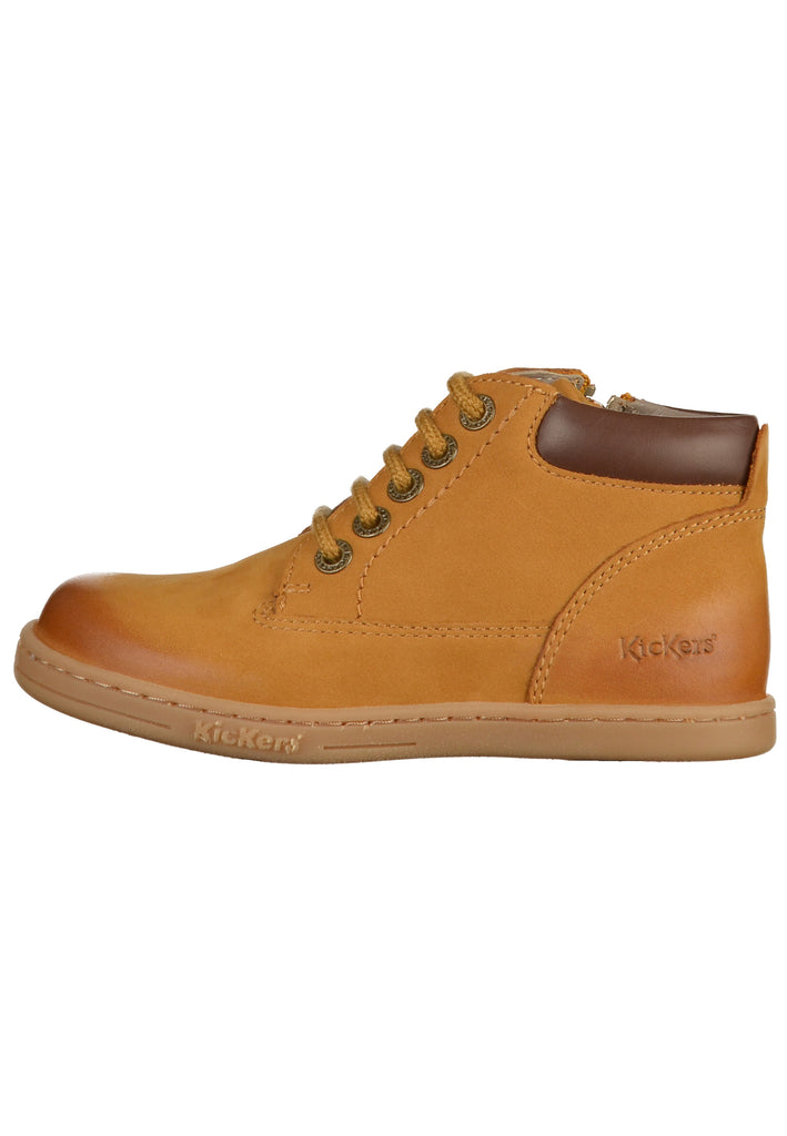 Kickers Halbschuhe Leder Braun - surf4shoes