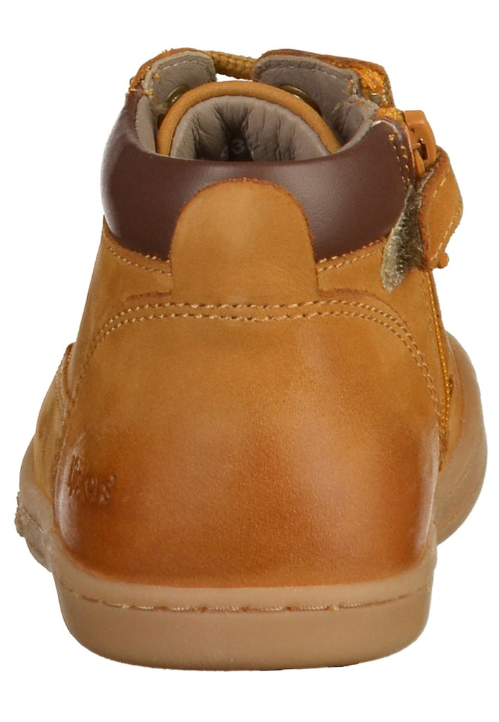 Kickers Halbschuhe Leder Braun - surf4shoes