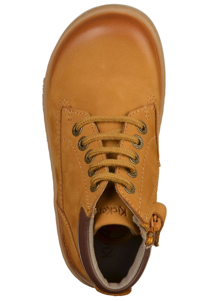 Kickers Halbschuhe Leder Braun - surf4shoes