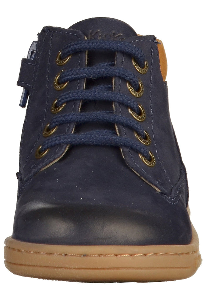 Kickers Halbschuhe Leder Blau - surf4shoes