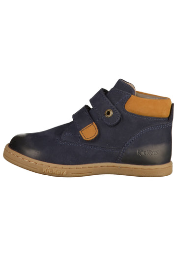 Kickers Halbschuhe Leder Blau - surf4shoes