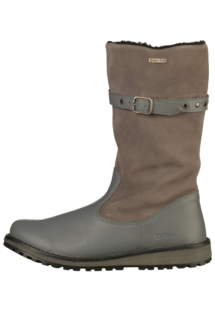 Kickers Stiefel Leder Grau - surf4shoes