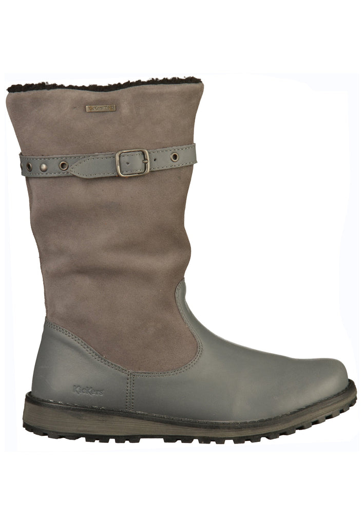Kickers Stiefel Leder Grau - surf4shoes