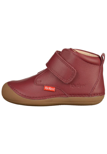 Kickers Halbschuhe Leder Magenta - surf4shoes