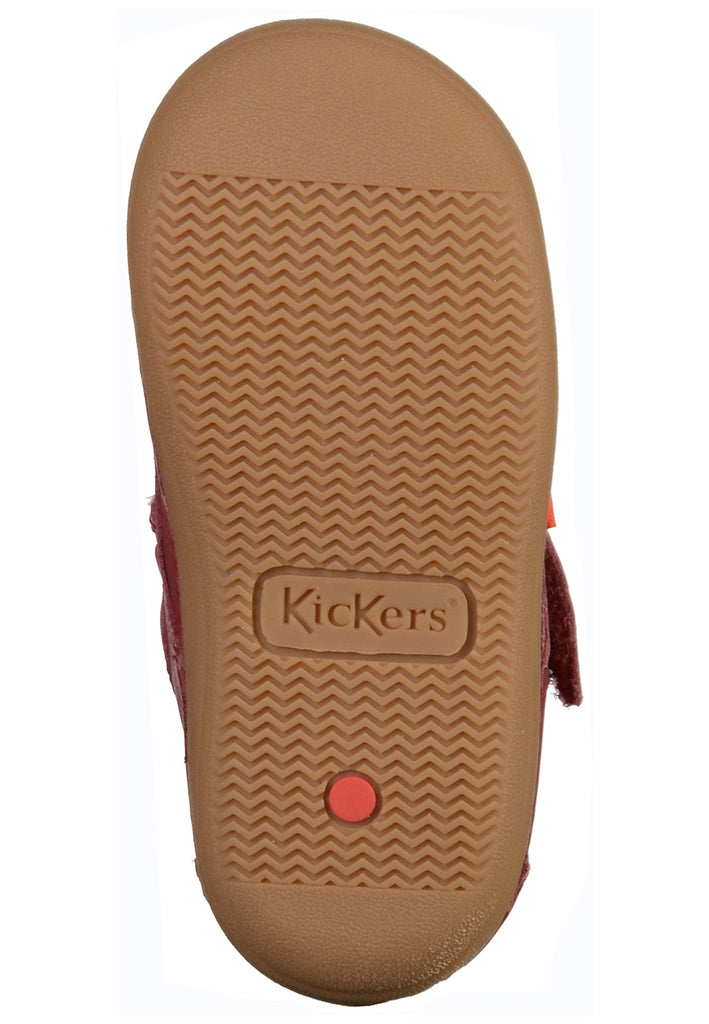 Kickers Halbschuhe Leder Magenta - surf4shoes