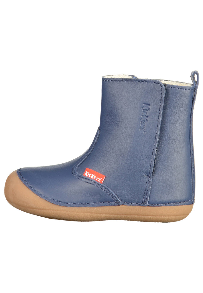Kickers Stiefel Leder Marine Warmfutter - surf4shoes