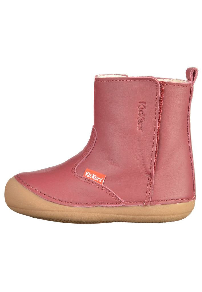 Kickers Stiefel Leder Magenta - surf4shoes