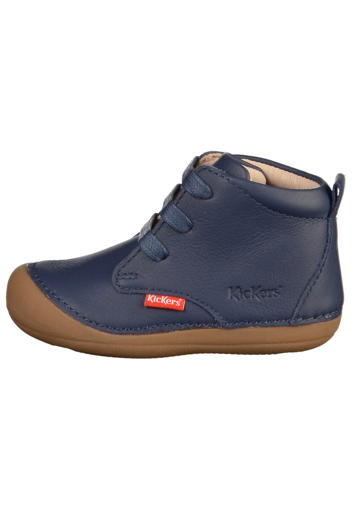 Kickers Halbschuhe Leder Blau - surf4shoes