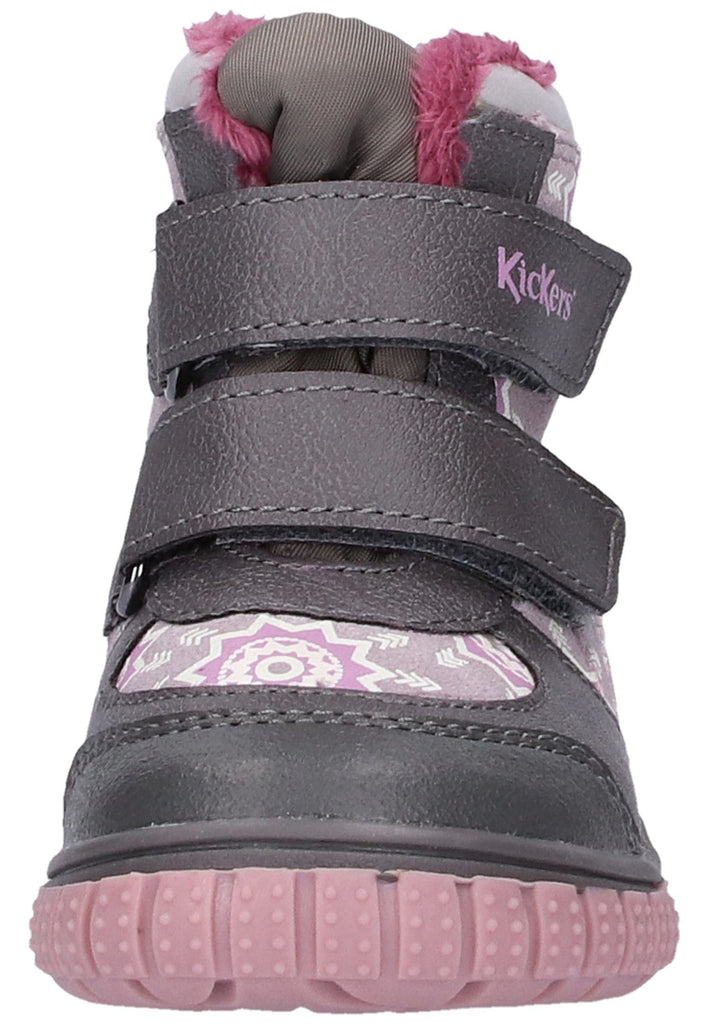 Kickers Stiefel Leder/Textil Grau - surf4shoes