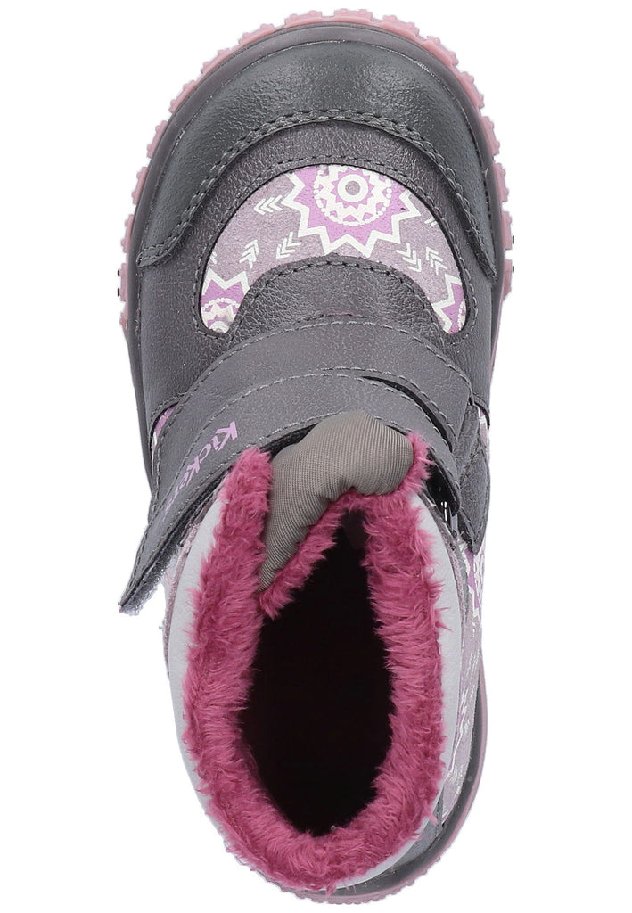 Kickers Stiefel Leder/Textil Grau - surf4shoes