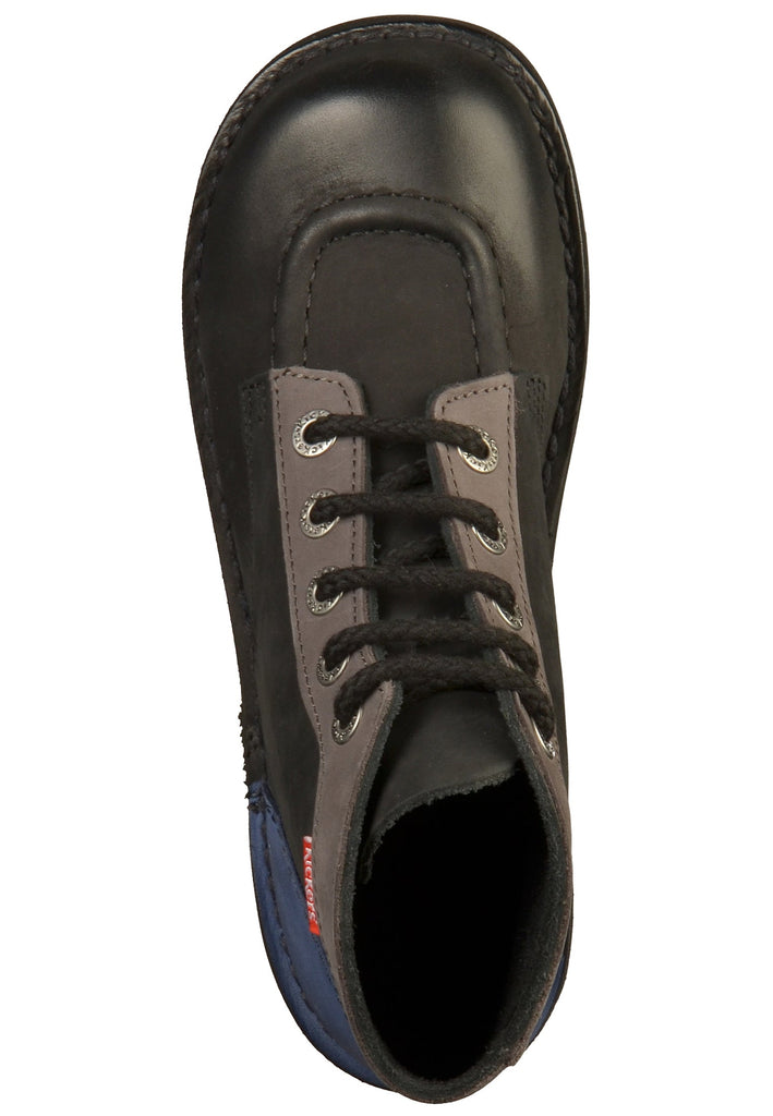 Kickers Stiefelette Leder Schwarz - surf4shoes
