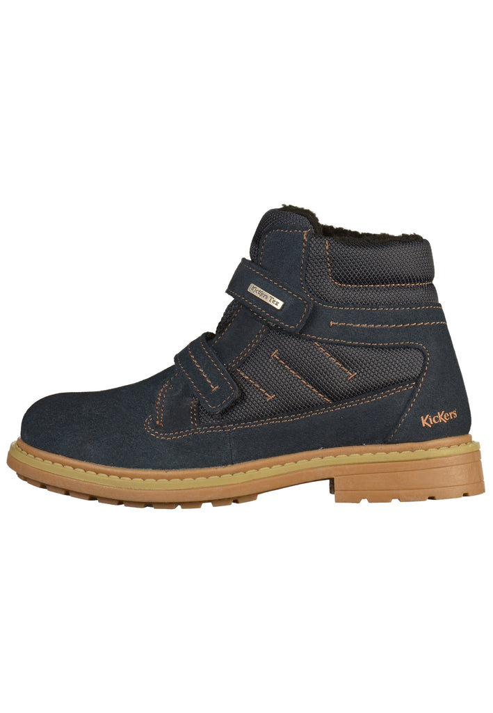 Kickers Stiefelette Leder/Textil Blau - surf4shoes