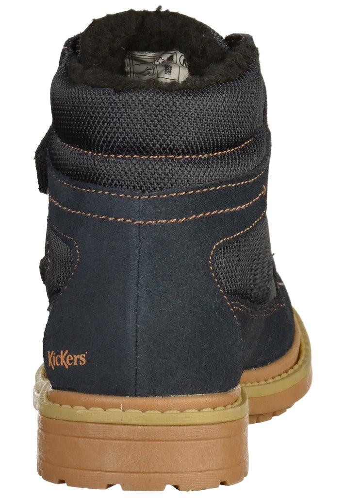 Kickers Stiefelette Leder/Textil Blau - surf4shoes
