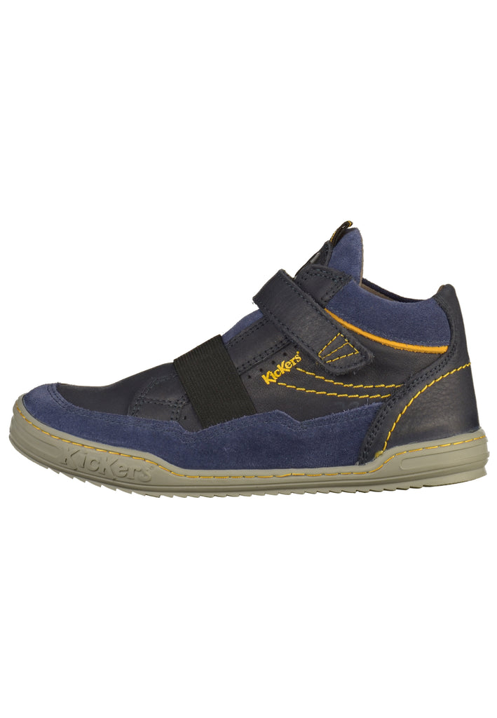 Kickers Halbschuhe Leder Blau - surf4shoes