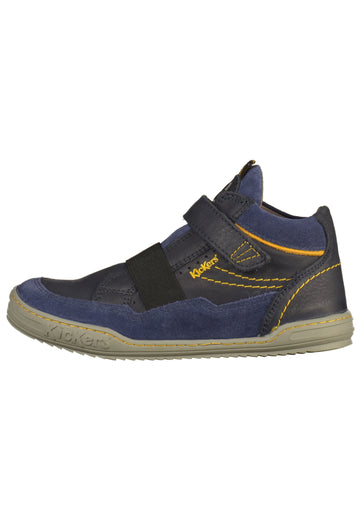 Kickers Halbschuhe Leder Blau - surf4shoes