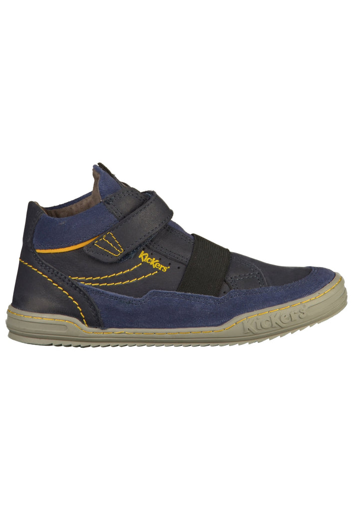 Kickers Halbschuhe Leder Blau - surf4shoes