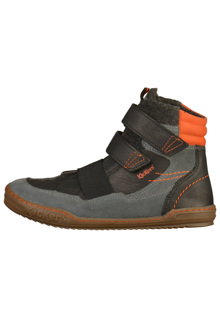 Kickers Stiefelette Leder/Textil Schwarz - surf4shoes