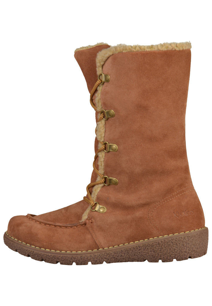 Kickers Stiefel Leder Braun - surf4shoes