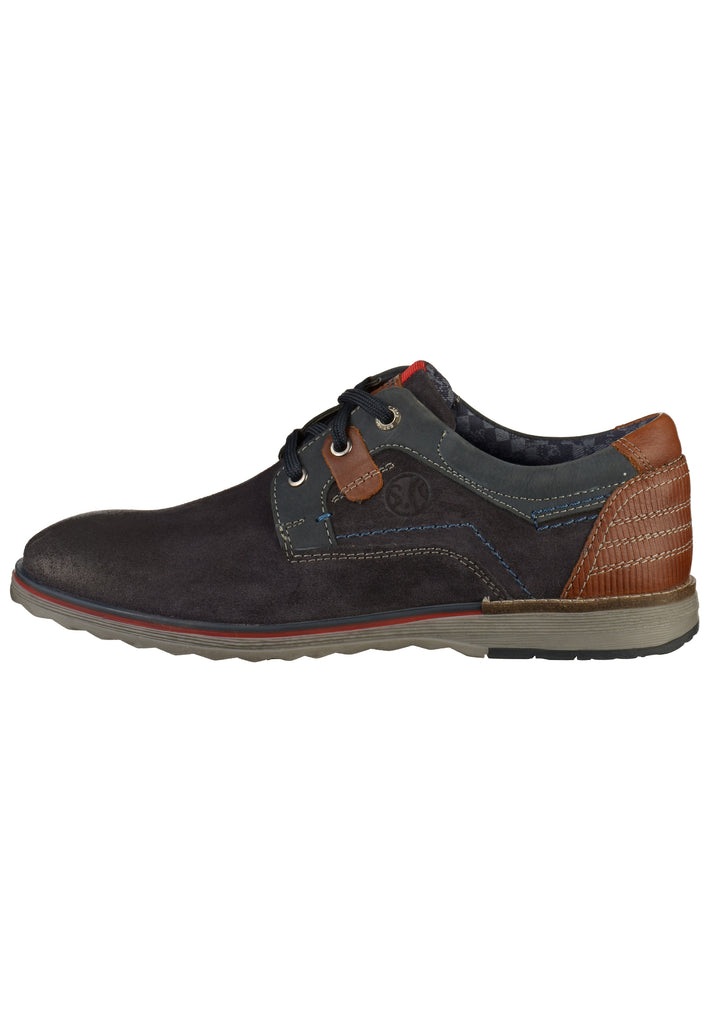 s.Oliver Halbschuhe Leder Dunkelblau - surf4shoes