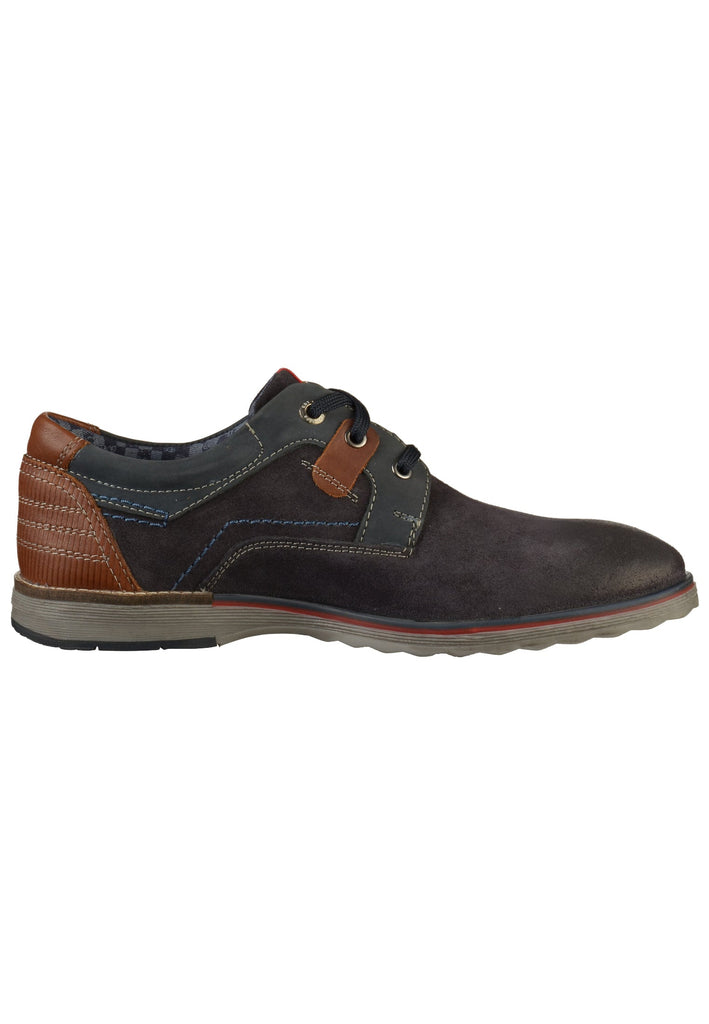 s.Oliver Halbschuhe Leder Dunkelblau - surf4shoes