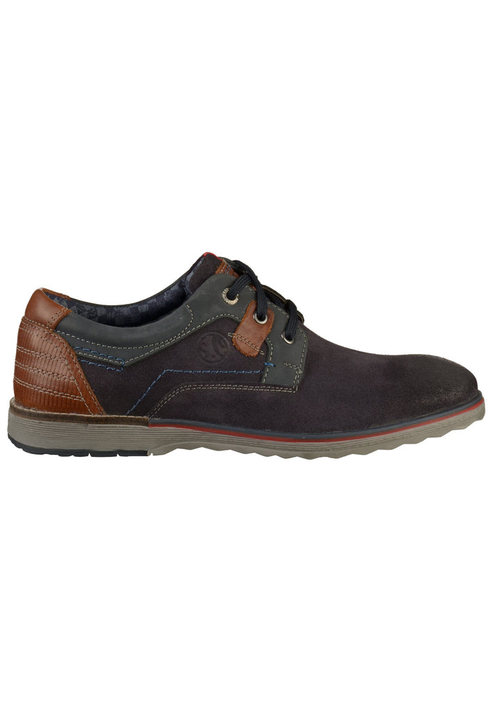 s.Oliver Halbschuhe Leder Dunkelblau - surf4shoes