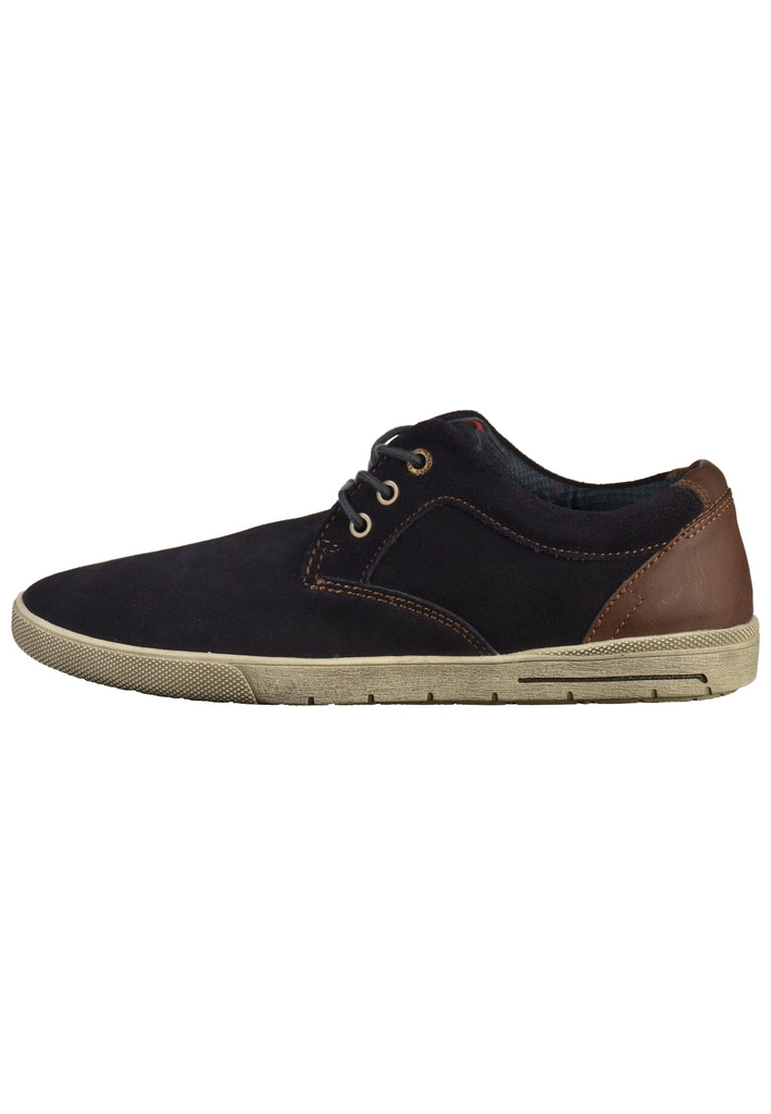 s.Oliver Halbschuhe Leder/Synthetik Blau - surf4shoes
