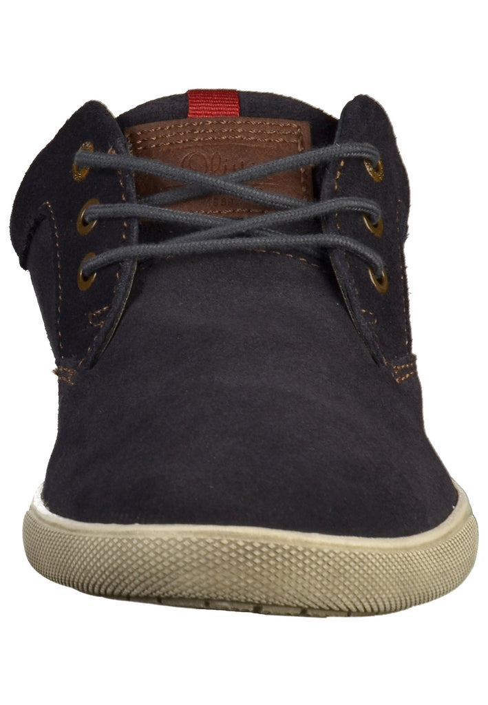 s.Oliver Halbschuhe Leder/Synthetik Blau - surf4shoes
